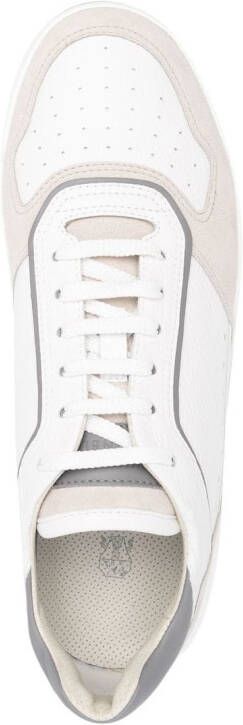 Brunello Cucinelli panelled low-top sneakers White
