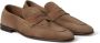 Brunello Cucinelli penny-slot suede loafers Brown - Thumbnail 2