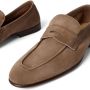 Brunello Cucinelli penny-slot suede loafers Brown - Thumbnail 4