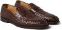 Brunello Cucinelli penny-slot woven leather loafers Brown - Thumbnail 2