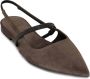 Brunello Cucinelli pointed-toe slingback suede flats Brown - Thumbnail 2