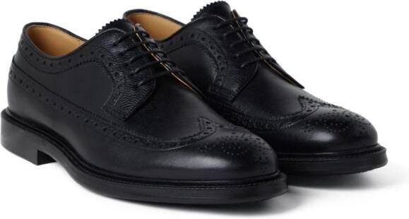 Brunello Cucinelli Mens Lace Up Shoes In Black
