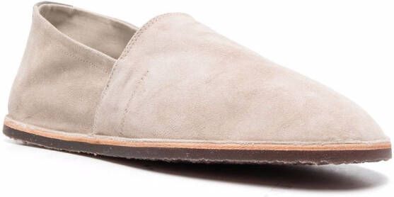 Brunello Cucinelli round-toe loafers Neutrals