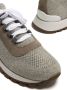 Brunello Cucinelli round-toe panelled sneakers Neutrals - Thumbnail 4