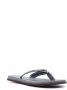 Brunello Cucinelli stripe-detail flip flops Blue - Thumbnail 2