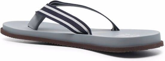 Brunello Cucinelli stripe-detail flip flops Blue