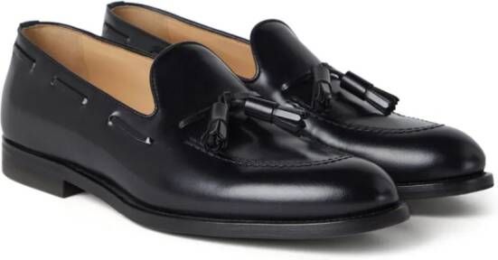 Brunello Cucinelli tassel-detail leather loafers Black
