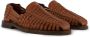 Brunello Cucinelli woven leather sandals Brown - Thumbnail 3