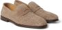 Brunello Cucinelli woven suede loafers Neutrals - Thumbnail 2