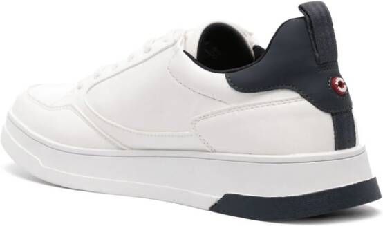 Bugatti contrast-heel panelled sneakers White