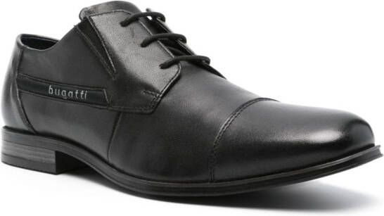 Bugatti Leagro leather derby shoes Black