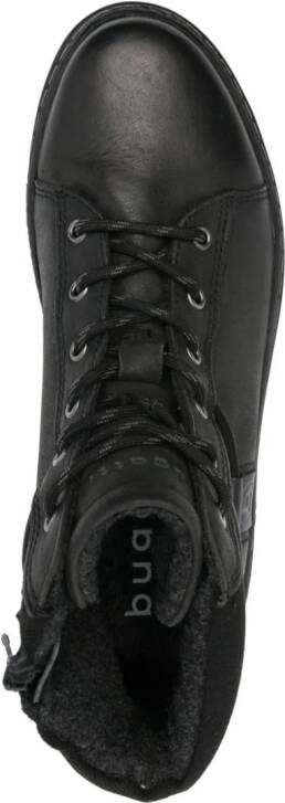 Bugatti Pallario leather ankle boots Black