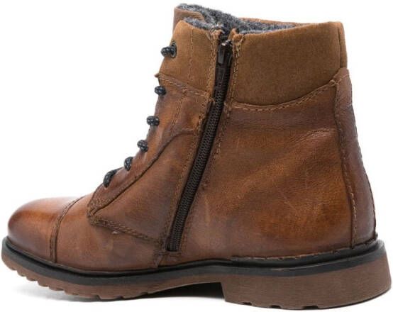 Bugatti Vittore leather boots Brown