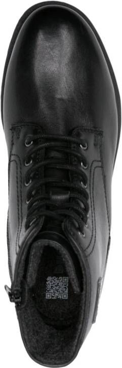 Bugatti Zaru leather ankle boots Black