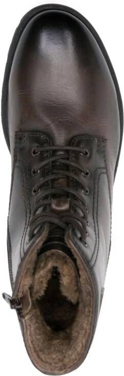 Bugatti Zaru leather ankle boots Brown