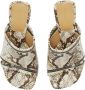 Burberry 85mm snakeskin leather sadals Neutrals - Thumbnail 4
