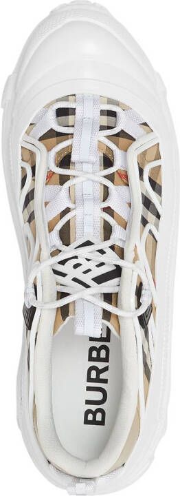 Burberry Arthur check-print sneakers Brown