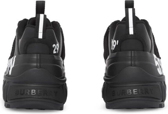 Burberry Arthur coordinates-print sneakers Black
