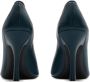 Burberry Baby Zip 100mm leather pumps Blue - Thumbnail 4