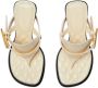Burberry Bay 100mm leather sandals Neutrals - Thumbnail 4