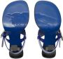 Burberry Bay leather sandals Blue - Thumbnail 4