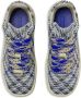 Burberry Box checked knitted sneakers Blue - Thumbnail 4