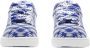 Burberry Box checked leather sneakers Blue - Thumbnail 2