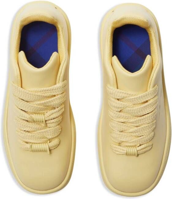Burberry Box leather sneakers Neutrals