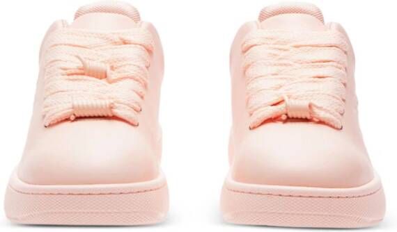 Burberry Box leather sneakers Pink