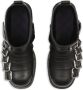 Burberry buckled leather ankle boots Black - Thumbnail 4