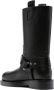 Burberry buckled-strap leather boots Black - Thumbnail 3