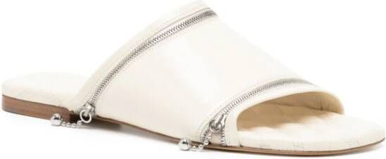 Burberry calf-leather slippers Neutrals