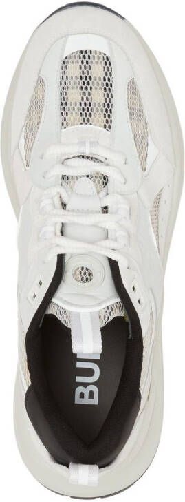 Burberry check mesh low-top sneakers White