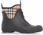 Burberry check-panel rain boots Black - Thumbnail 2