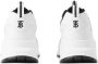 Burberry check-pattern leather sneakers White - Thumbnail 3