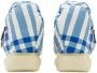 Burberry checked drawstring padded boots Blue - Thumbnail 3