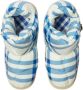 Burberry checked drawstring padded boots Blue - Thumbnail 4