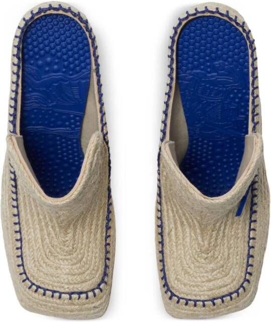 Burberry Cord woven mules Neutrals