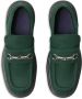 Burberry Creeper Clamp barbed-wire suede loafers Green - Thumbnail 4
