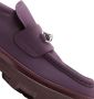 Burberry Creeper Clamp barbed-wire suede loafers Purple - Thumbnail 2