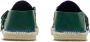 Burberry Deck leather espadrilles Green - Thumbnail 3