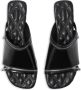 Burberry decorative-zip flat leather sandals Black - Thumbnail 4
