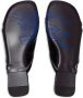 Burberry decorative-zip flat leather sandals Black - Thumbnail 5