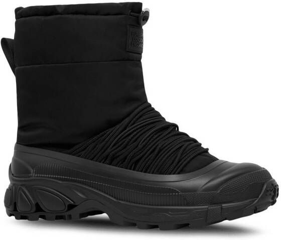 Burberry ECONYL cord detail boots Black