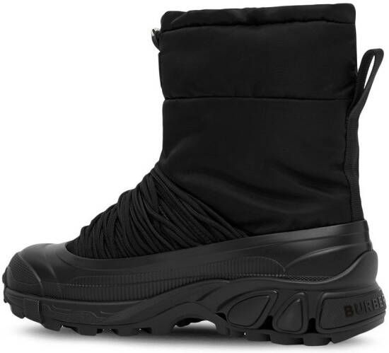 Burberry ECONYL cord detail boots Black