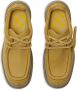 Burberry EKD-tag leather creeper shoes Yellow - Thumbnail 4