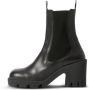 Burberry elasticated-panel leather boots Black - Thumbnail 4