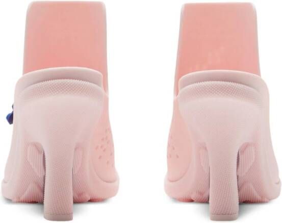 Burberry Highland rubber mules Pink