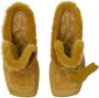 Burberry Highland shearling-trim suede mules Yellow - Thumbnail 4