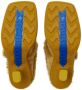 Burberry Highland shearling-trim suede mules Yellow - Thumbnail 5